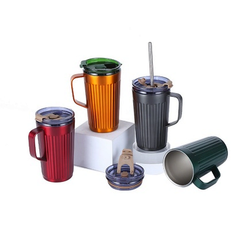 350 ML double wall stainless steel vacuum cup with 304 s/s inner, 201 s/s outer with paint coating